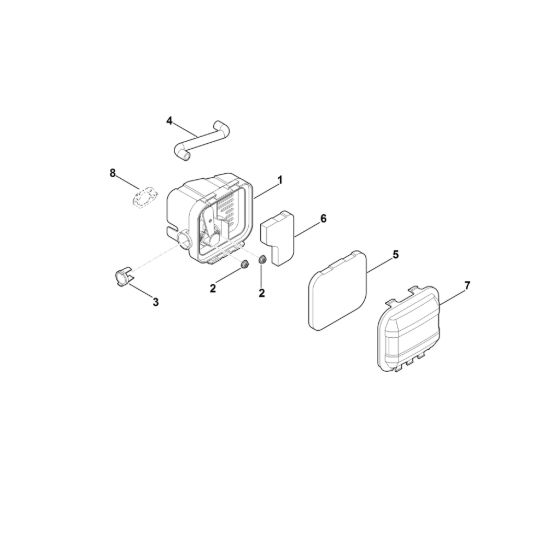 Picture of B - Filtro aria EVC 200.1 (EVC200-0002)